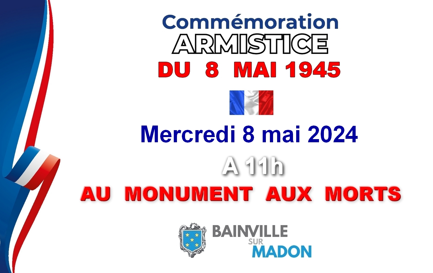 You are currently viewing Commémoration de l’Armistice du 8 mai 1945