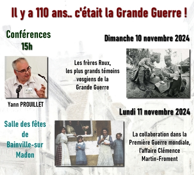 You are currently viewing Conférences sur la Grande Guerre par Mr Prouillet d’Edhisto